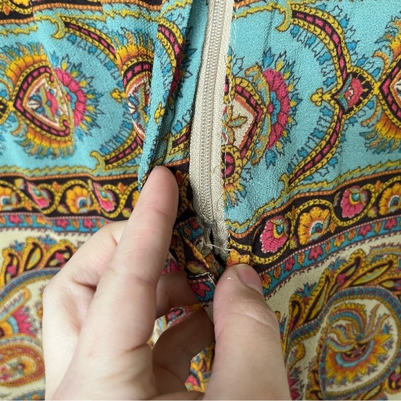 Zimmerman Relaxed Fit High Rise Straight Leg Pants Boho Preppy Western Womens S - Picture 2 of 7